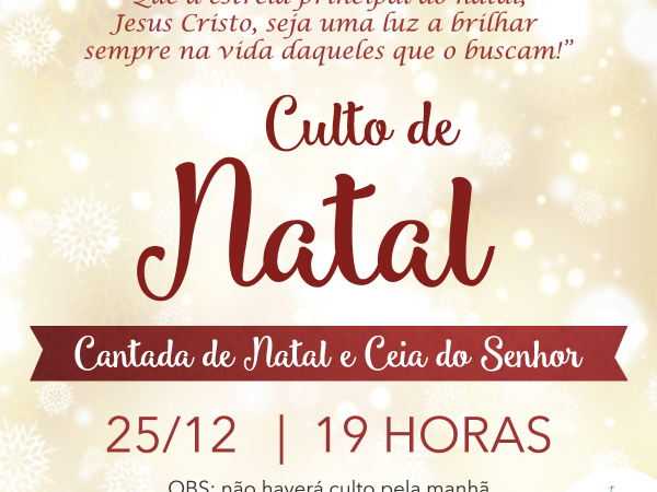 Culto de Natal