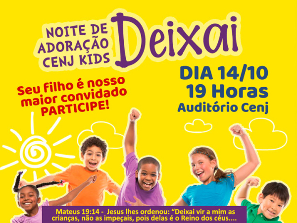 Noite de adoração Cenj Kids