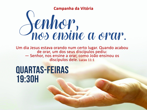 Campanha Culto - Quarta-Feira da Vitória